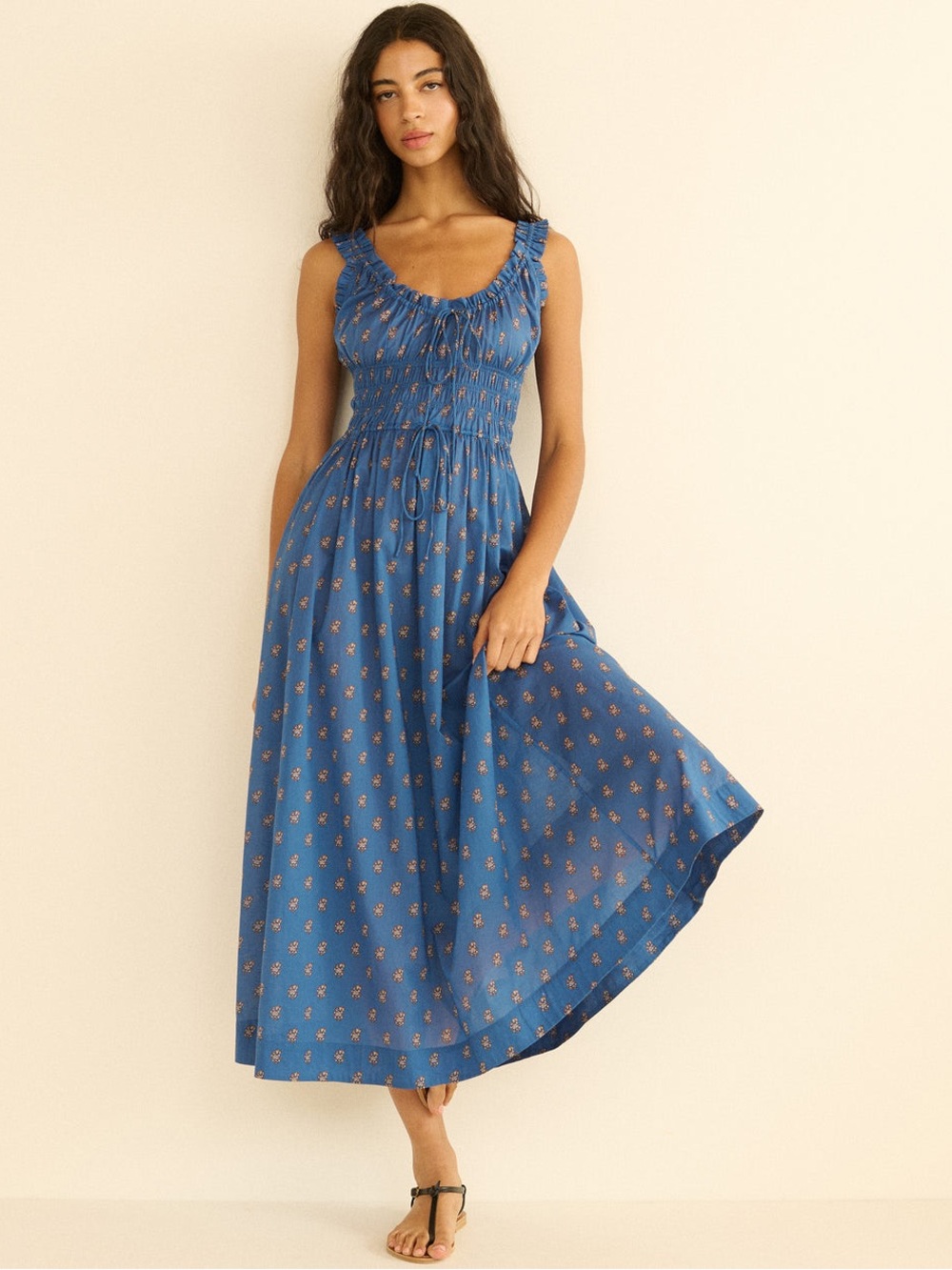 NWOT Doen Emmaretta Dress in Eartha Paisley - Picture 3 of 7
